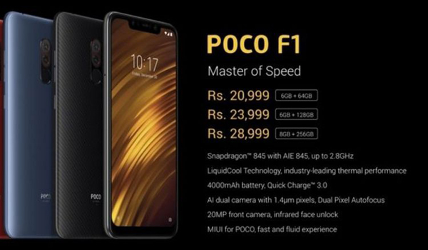 Harga Xiaomi Pocophone F1