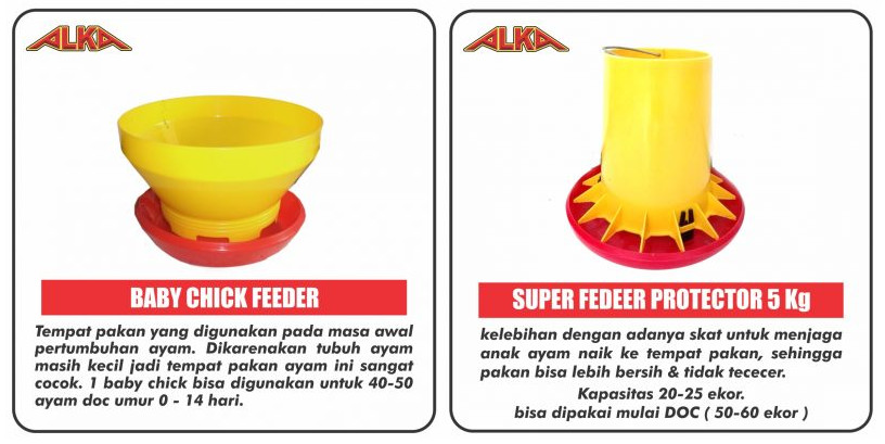 Tempat pakan ayam 