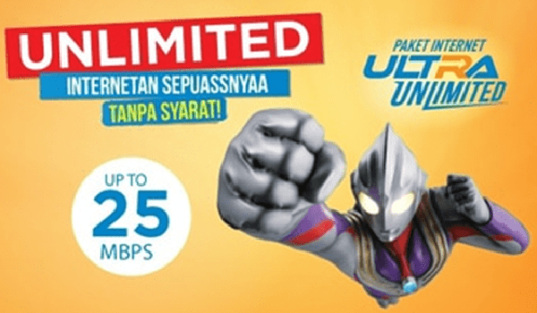 Paket Internet Unlimited september 2018