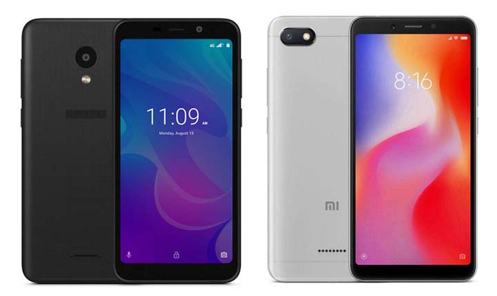Meizu C9 dan Xiaomi Redmi 6A