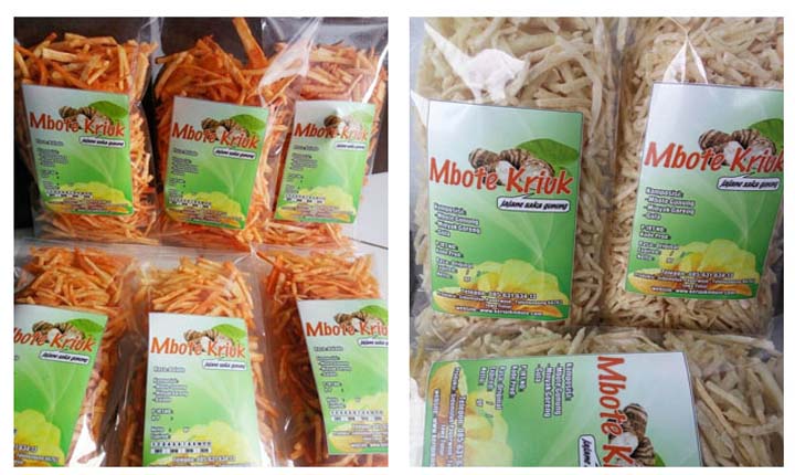 Distributor Resmi Keripik Talas Mbote kriuk