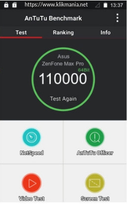 ZenFone Max Pro M1 Antutu test