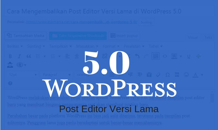 Post Editor Versi Lama