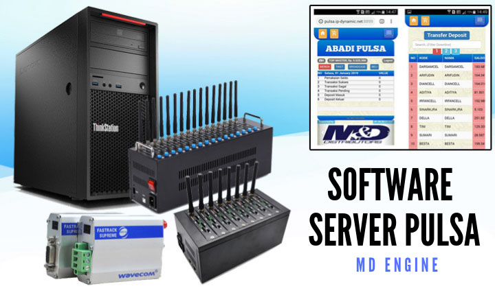 Software server pulsa MD Engine murah