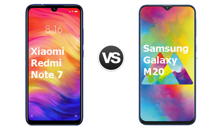 Xiaomi Redmi Note 7 vs Samsung Galaxy M20