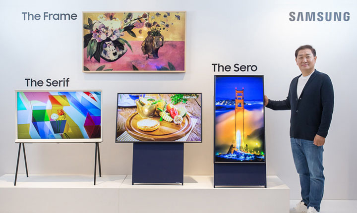 TV vertikal samsung