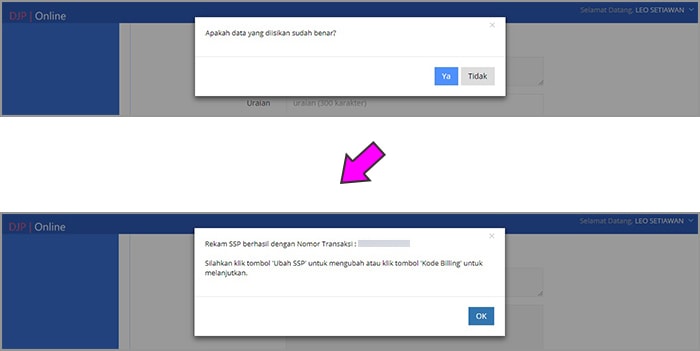 kode billing pajak4