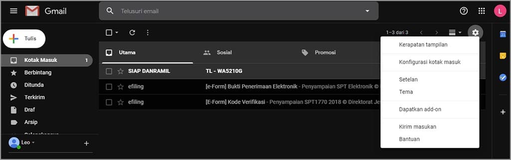 cara membuat invoice di gmail