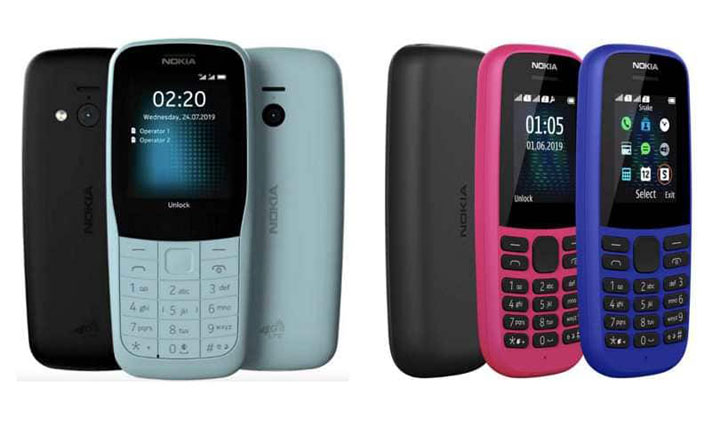 Nokia 220 4G dan Nokia 105