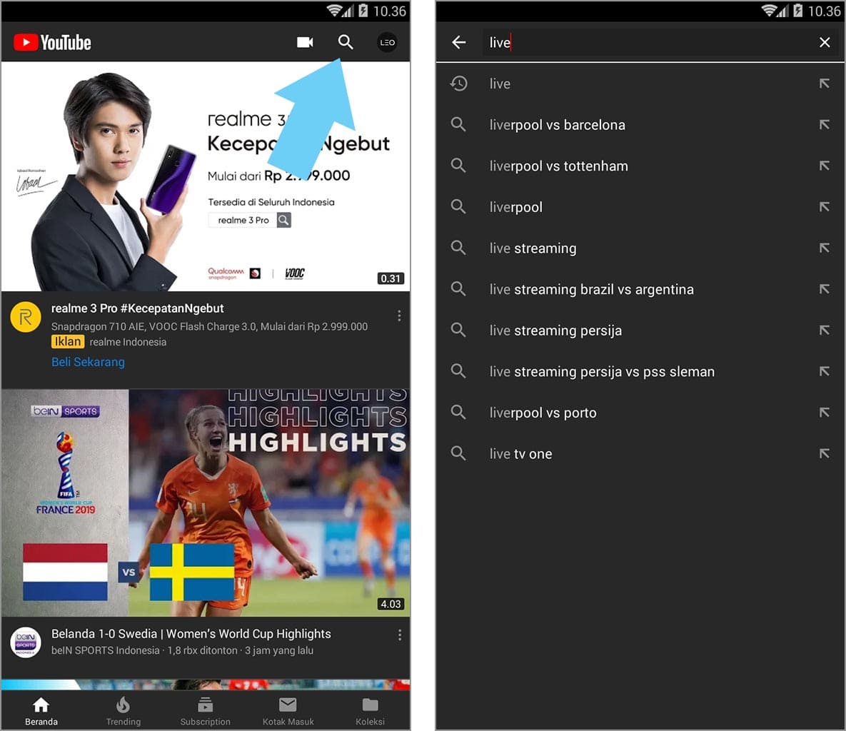 mudahnya mencari video live streaming