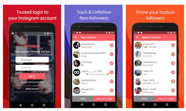 Aplikasi Unfollow Instagram Terbaik