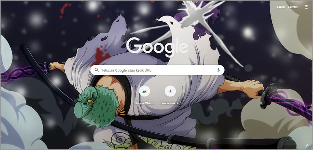 cara mengganti tema google chrome