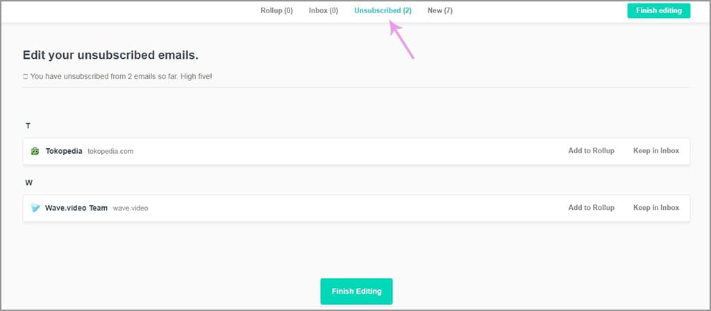 cara unsubscribe semua langganan email