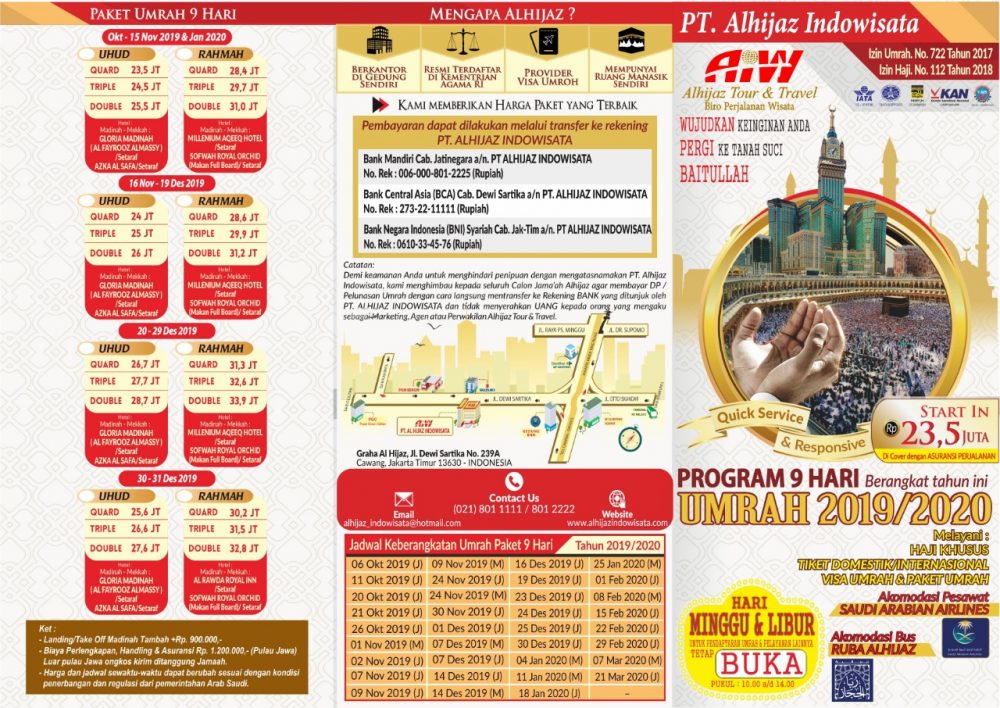 Paket Umroh Murah 2019