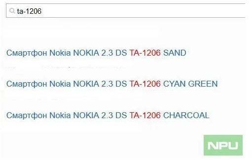 Bocoran Nokia 2.3