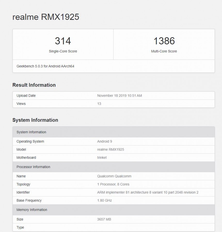 Bocoran Realme 5s