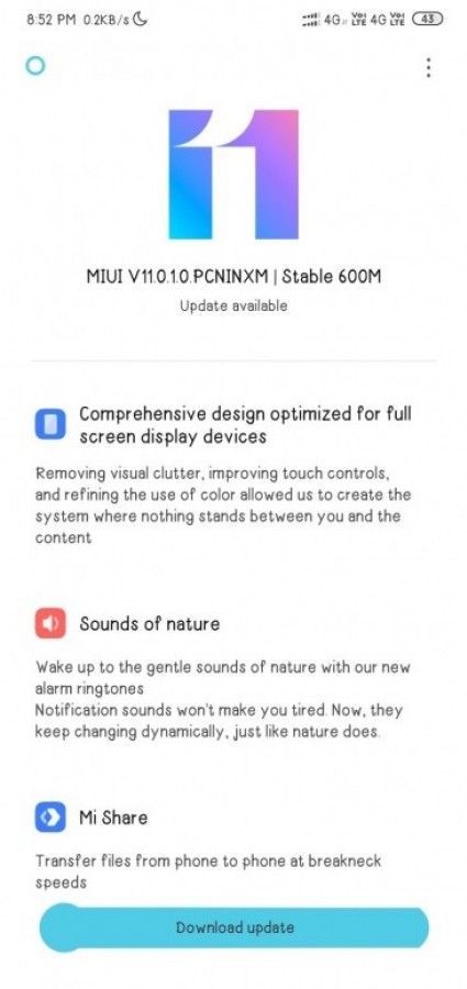 Redmi 8A MIUI 11