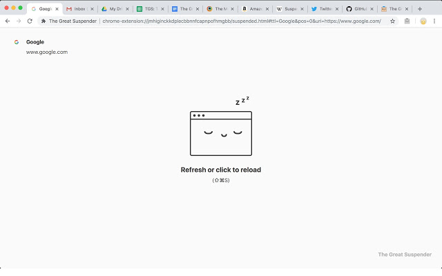 Ekstensi Chrome Terbaik The Great Suspender