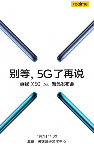 Penampakan Realme X50 5G