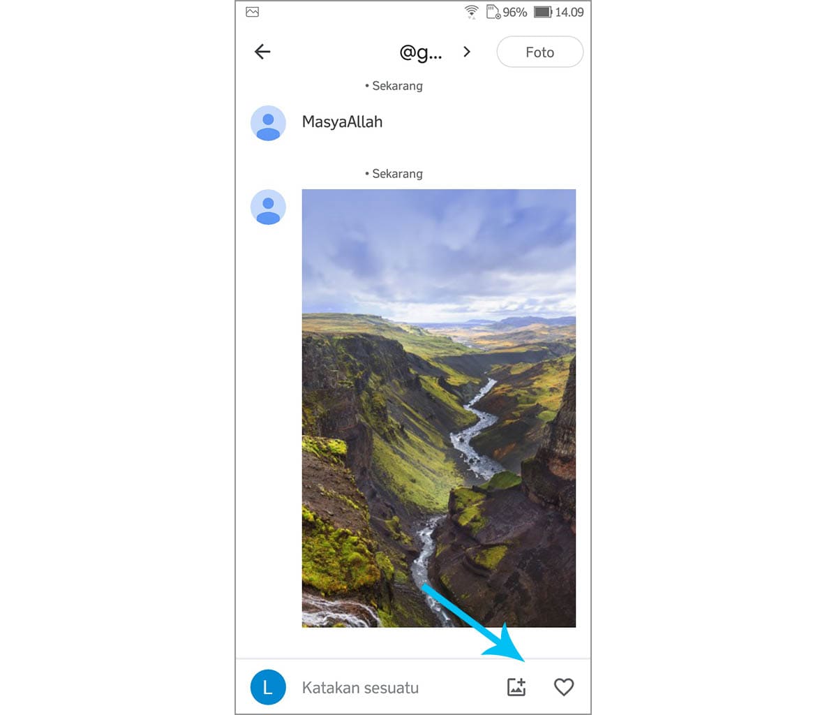 pesan foto
