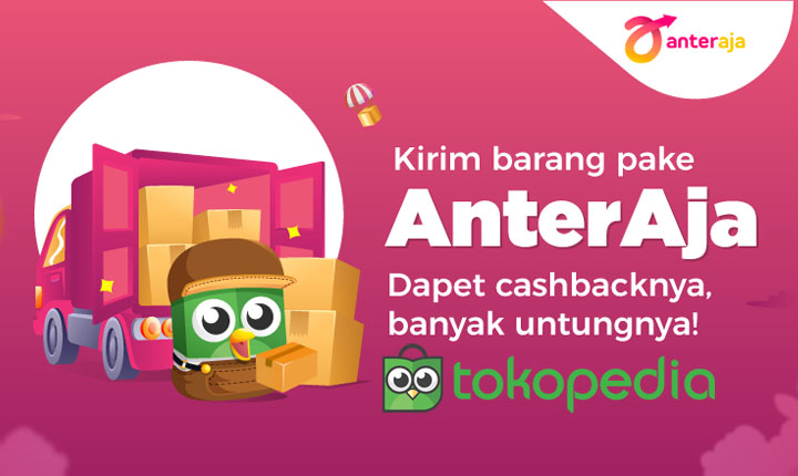 Pengiriman Terbaru Anteraja di Tokopedia