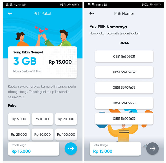 aktifasi sim card by u