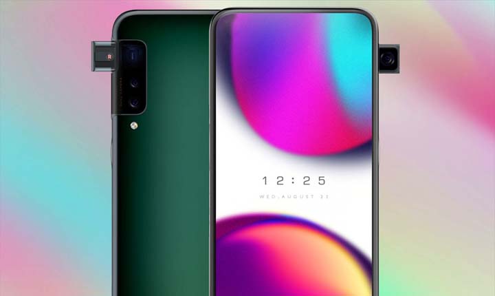 smartphone Oppo kamera samping
