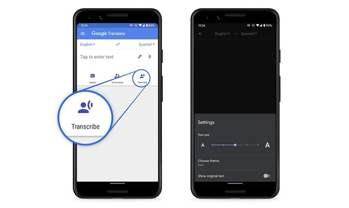 fitur transkripsi