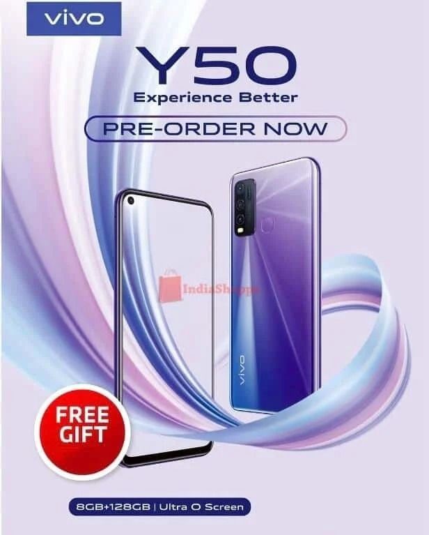 Bocoran Spesifikasi Vivo Y50