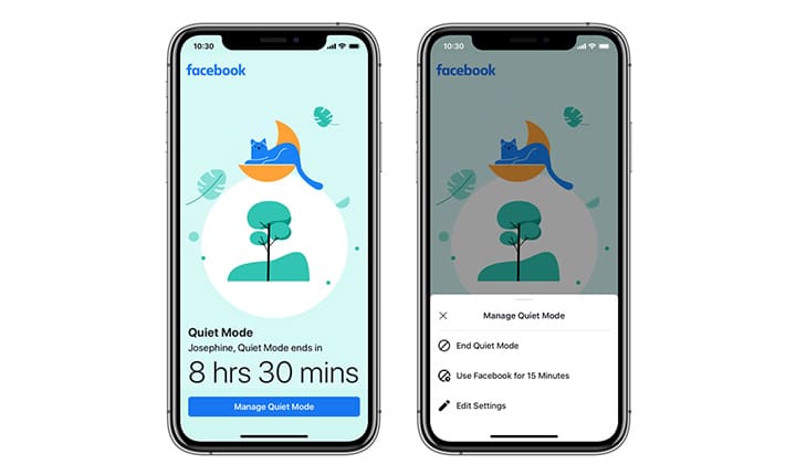 facebook quiet mode