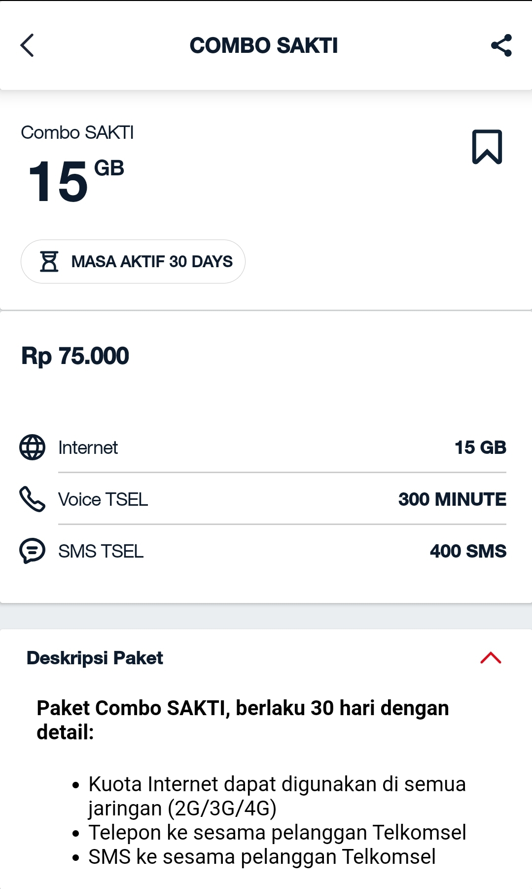 Paket Combo Telkomsel Terbaru