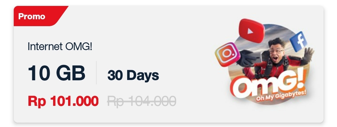 Paket Internet OMG Telkomsel