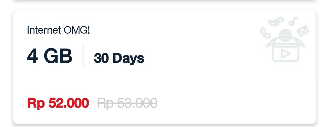 Internet OMG 4 GB