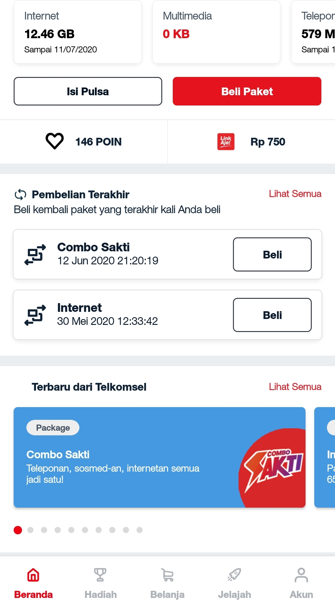 Cara Aktivasi Paket Internet OMG