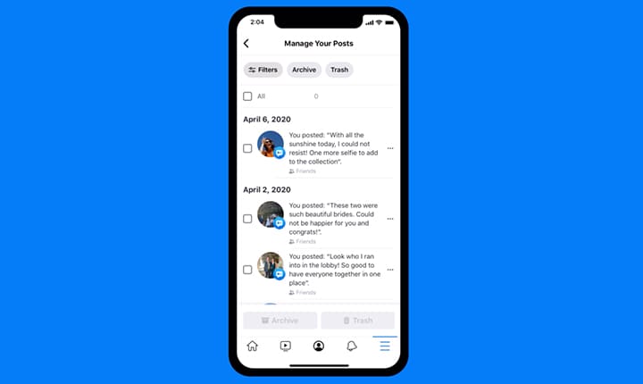 postingan facebook