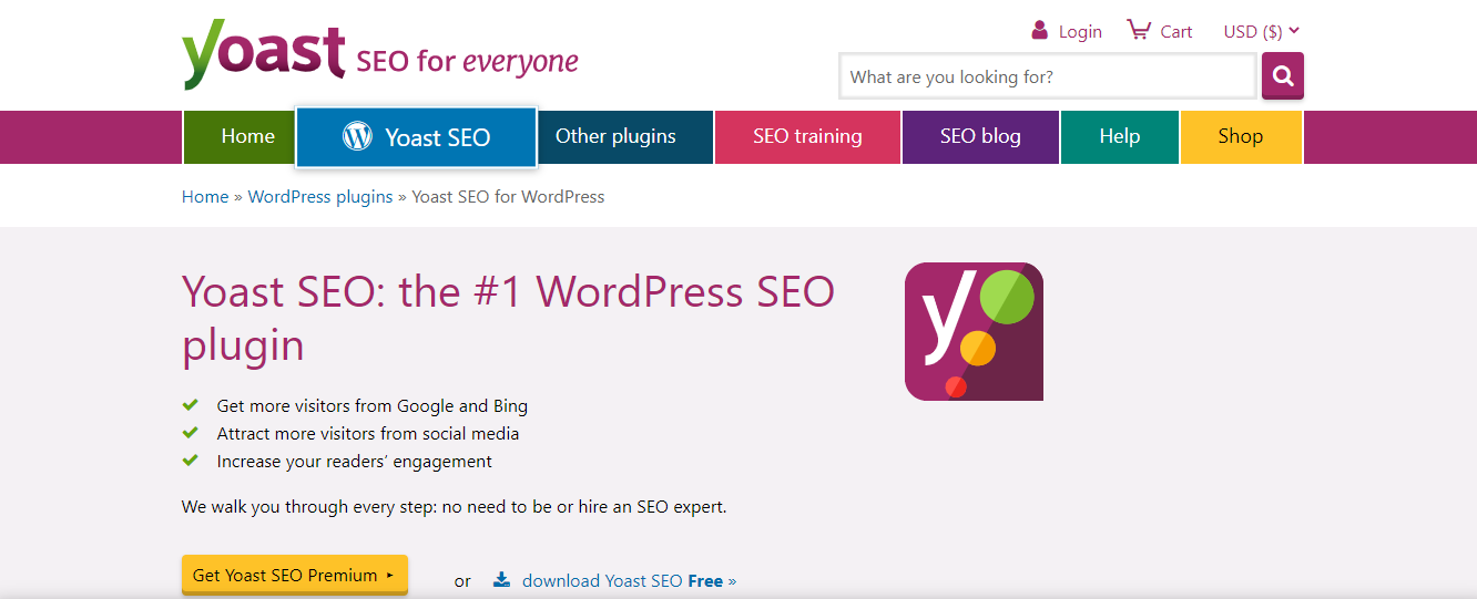 Yoast SEO plugin
