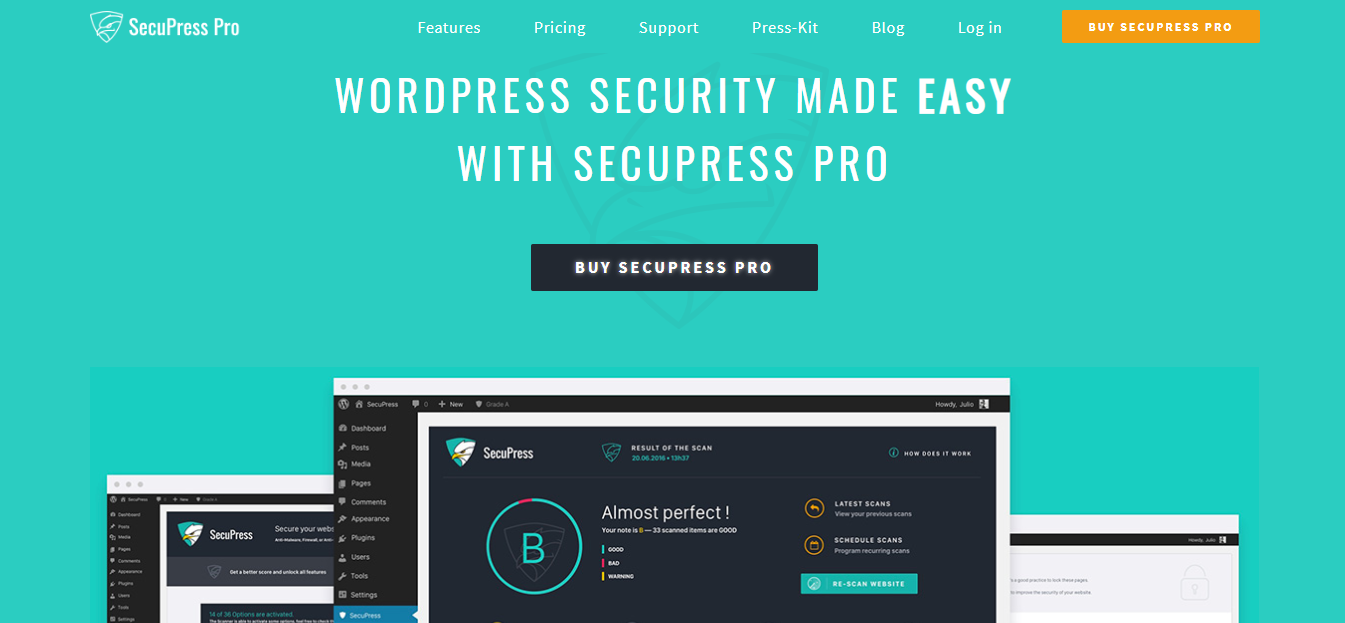 SecuPress plugin