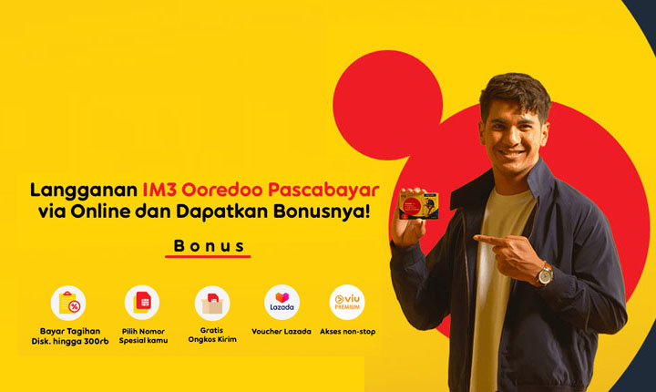 Kartu Perdana IM3 Ooredo Postpaid