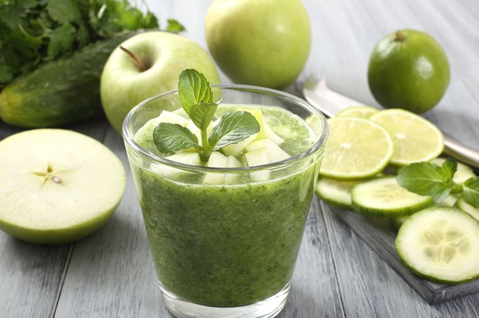 jus mentimun apel jeruk nipis