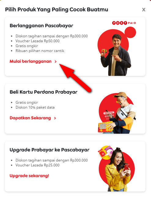 pasca bayar IM3