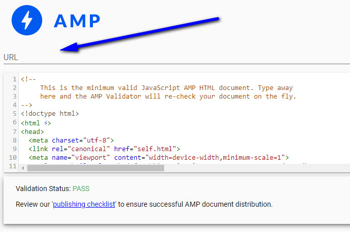 AMP validatr