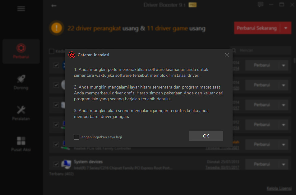 Note driver booster 9