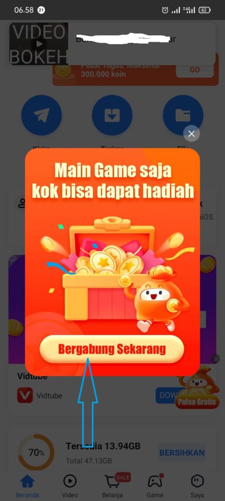 Pulsa dari Shareit