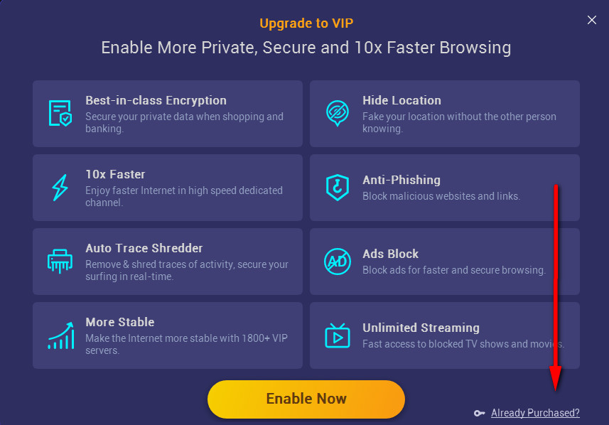 Get VIP iTop VPN