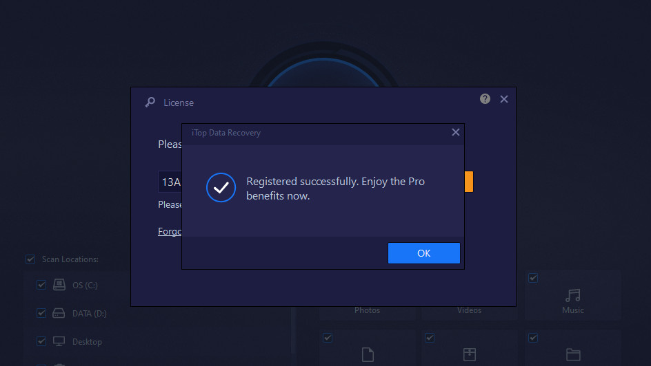 iTop Data Recovery pro